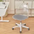 Padded Clear Eames Chair - Brand New - 5