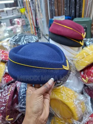 Navy Blue Stewardess Hat