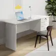 Clerical White Study Desk - 1 Meter - 1