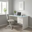 Clerical White Study Desk - 1 Meter - 2