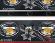 Ailyons 3 Burner Glass Top Gas Cooker - 2