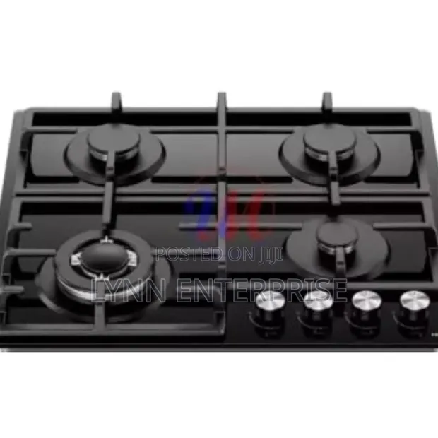 Hisense 60cm 4-Burner Gas Hob na Chinese Burner - 1