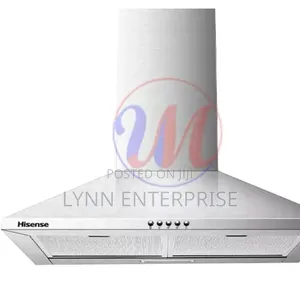 Hisense 90cm Cooker Hood yenye Pyramid Chimney