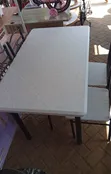 Seti ya Meza ya Chakula ya Kisasa ya Viti 4 na Viti - 2