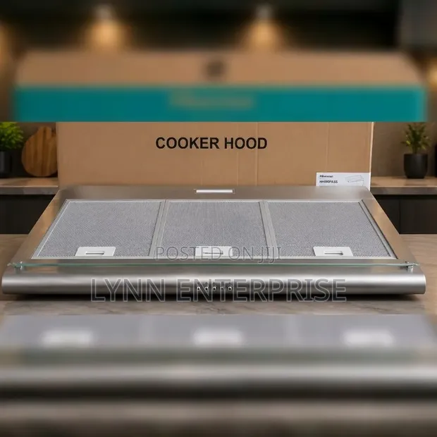 Brand New Hisense 90cm Cooker Hood - Silver - 1