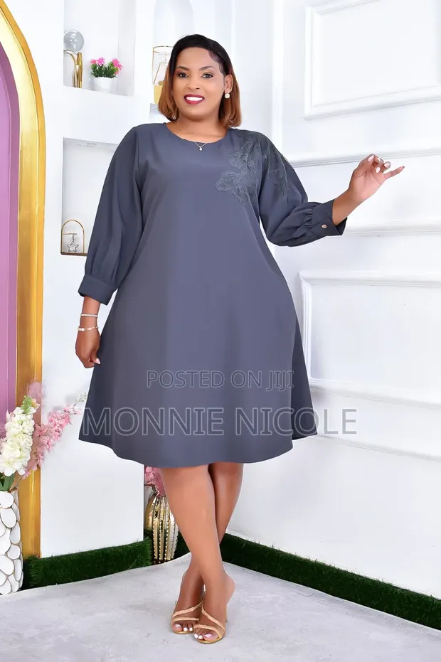 ASOS Grey Shift Dress - Mama/Plus Size - 1