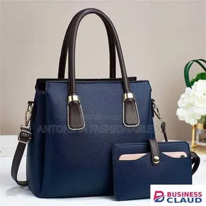 Ladies 2-in-1 Genuine Leather Handbag