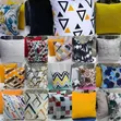 Luxury Throw Pillow Covers 45x45cm - Velvet/Linen Case Only - 3