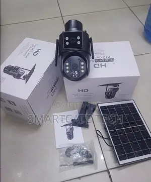 4G 4MP Dual Lens Solar CCTV Camera na UBox App