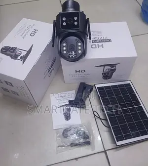 Kamera ya Usalama ya CCTV ya 4MP 4G Solar yenye Dual Lens