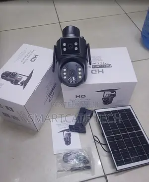 UBox 4G Solar Security Camera - Dual Lens 4MP