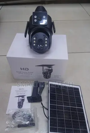 4MP Dual Lens Solar CCTV Camera - 4G SIM