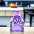 800ml Sports Water Bottle yenye Straw - 4