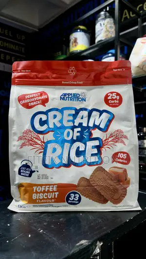 Applied Nutrition Cream of Rice 1kg Toffee Biscuit