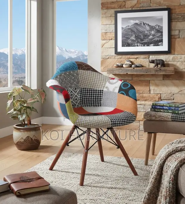 Kiti cha Kula cha Eames Kirefu - Brown - 1