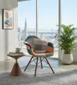 Kiti cha Kula cha Eames Kirefu - Brown - 5