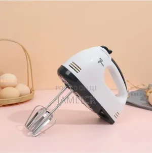 7-Speed Electric Hand Mixer with Detachable Beaters - HK