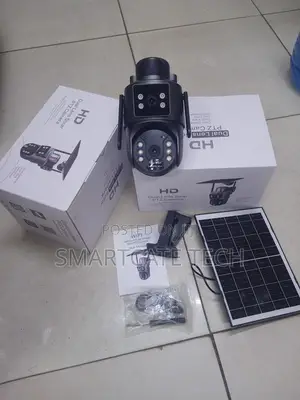 Kamera ya Ulinzi ya Nje ya 4G Solar 4MP Dual Lens