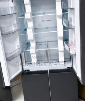 Syinix 421L Glass 4-Door Fridge