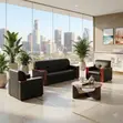 Executive 5-Seater Office Sofa Set - 2