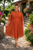 Edel Maternity Dress ya Ofisi - Free Size - 2