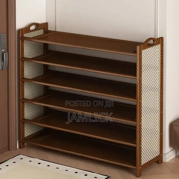 6-Layer Bamboo Shoe Rack - 1