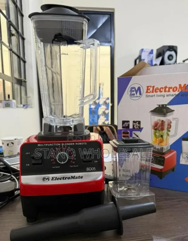 Electromate Commercial Blender - Mpya Kabisa - 1