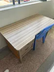 Study Table with Free Plastic Seat - 4