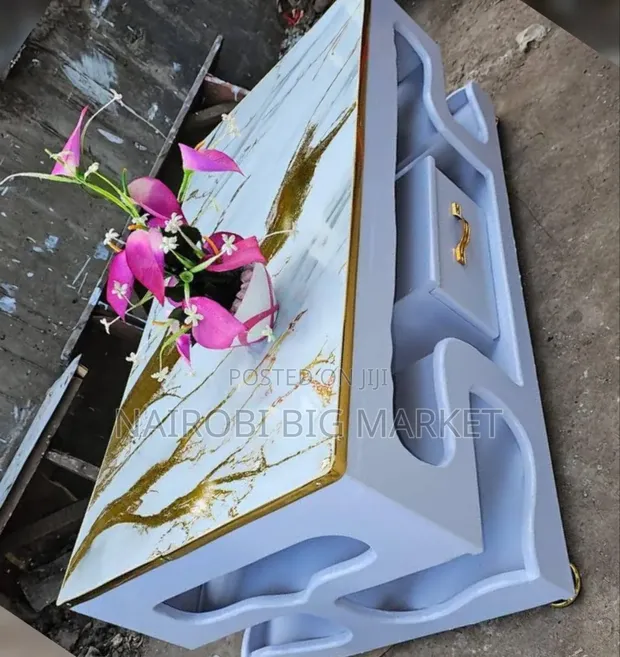 Executive White Coffee Table - 1