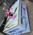 Executive White Coffee Table - 1