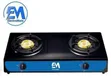 Eletromate 2-Burner Stainless Steel Gas Cooker - 2