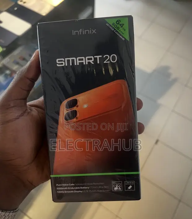 Infinix Smart 20 64GB Mpya Nyeusi - 1