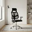 Ergonomic Swivel Office Chair - Black - 2