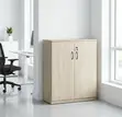 Kabati la Ofisi la Kuhifadhia - 2-Door Credenza - 5