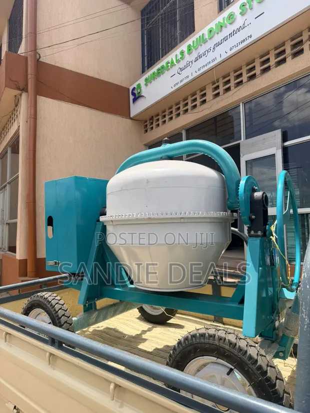 Mixer ya Saruji ya Dizeli 7HP 400L - 1