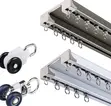 Double Curtain Rails for Offices | Quality Fittings - 1