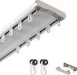 Double Curtain Rails for Offices | Quality Fittings - 2