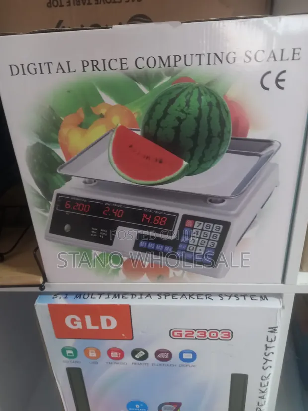 40kg Flat Digital Weighing Scale - Brand New - 1
