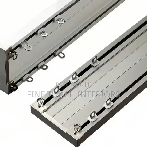 Commercial Double Curtain Rails | Strong & Durable - 1