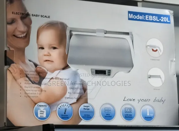 Digital Baby Scale EBSL 20L with Height Meter - 1