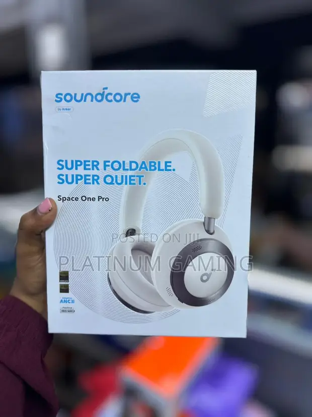 Anker Soundcore Space One Headphones Zinazozima Kelele - Nyeupe - 1