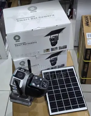 Kamera ya V380 Pro 4G Dual Lens Solar PTZ yenye Sim Slot