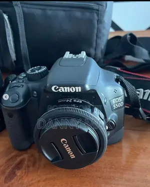 Canon EOS 550D DSLR Camera with 18-55mm & 55-250mm Lenses