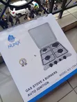 Nunix 4-Burner Gas Stove Mpya na Auto Ignition - 1
