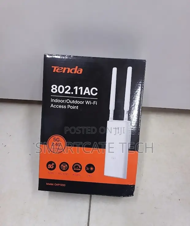 Tenda OAP1200 Outdoor WiFi Access Point - Dual Band Gigabit - 1