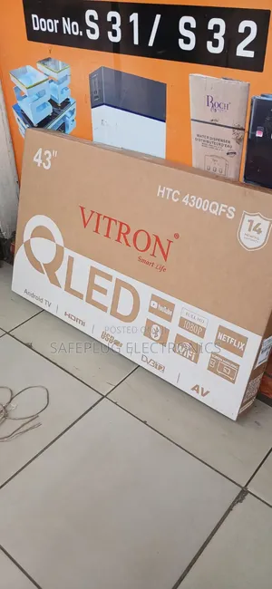 Vitron 43" QLED Smart TV - 4K Ultra HD