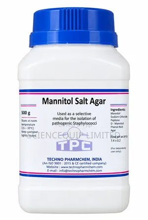 Mannitol Salt Agar 500g - Quality Culture Medium