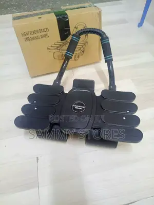 Core Workout Ab Roller with Dual Elbow Support