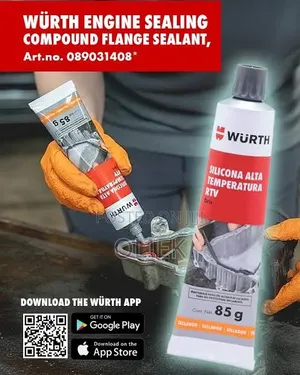 Wurth RTV Silicone - Kijivu