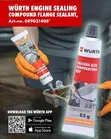 Wurth RTV Silicone - Kijivu - 1